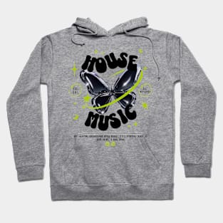 HOUSE MUSIC  - Butterfly Y2K Steez Hoodie